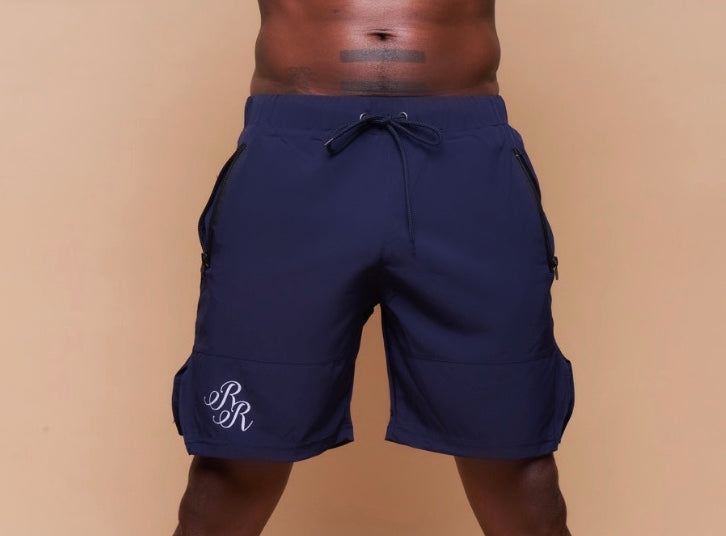 "RR" Drawstring Lounge Shorts