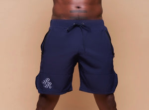 "RR" Drawstring Lounge Shorts