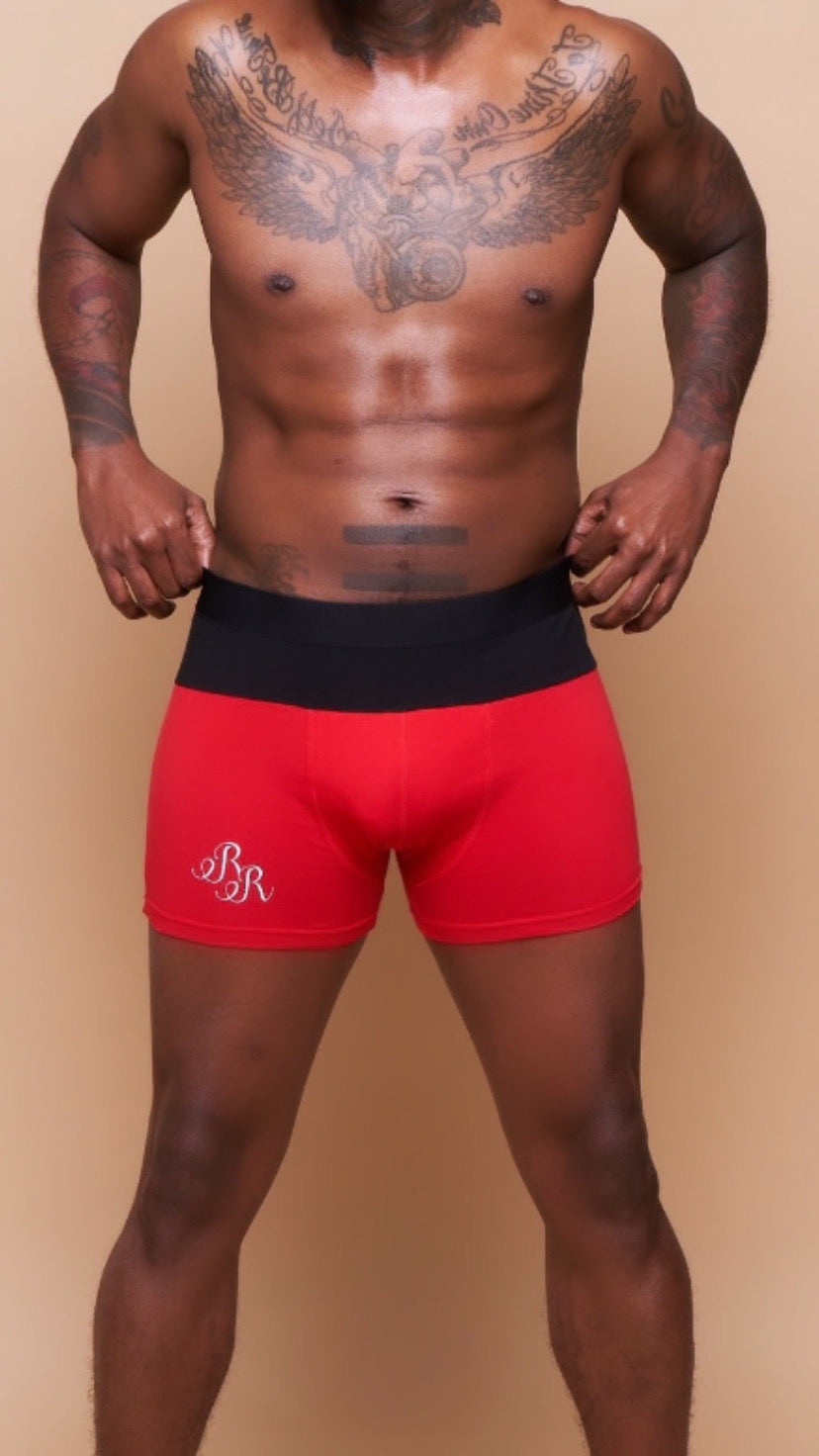 Two-Toned "RR" Boxer Brief