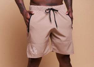 "RR" Drawstring Lounge Shorts