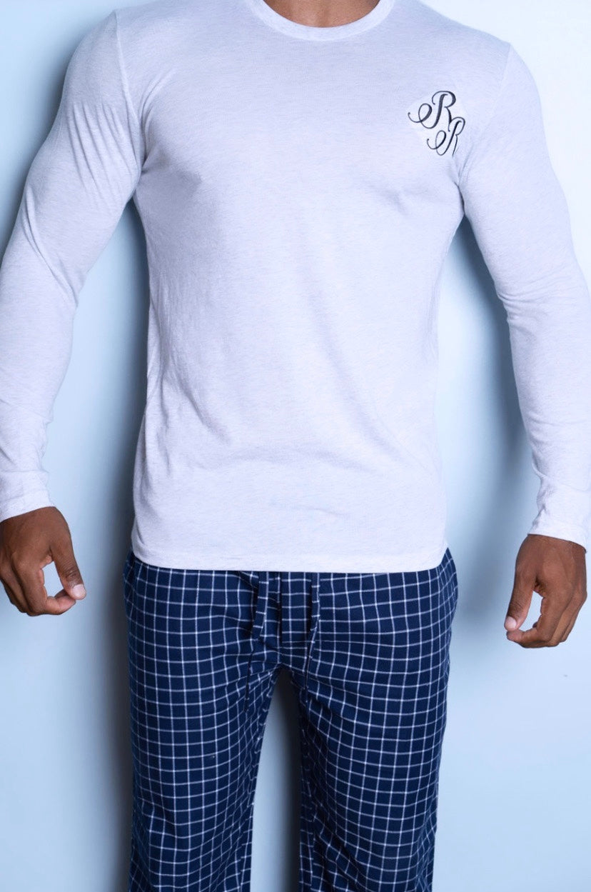 Long Sleeve  Relaxed Embroidered "RR" T-Shirt