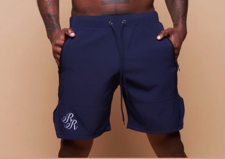 "RR" Drawstring Lounge Shorts