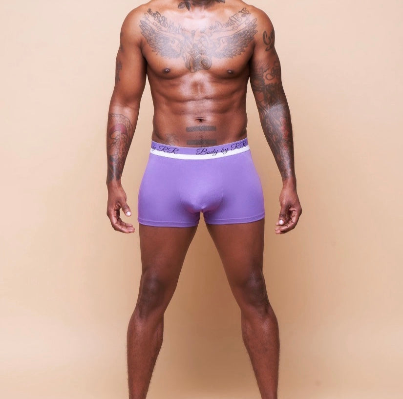 Signature Purple "Body By RR" Boxer Brief