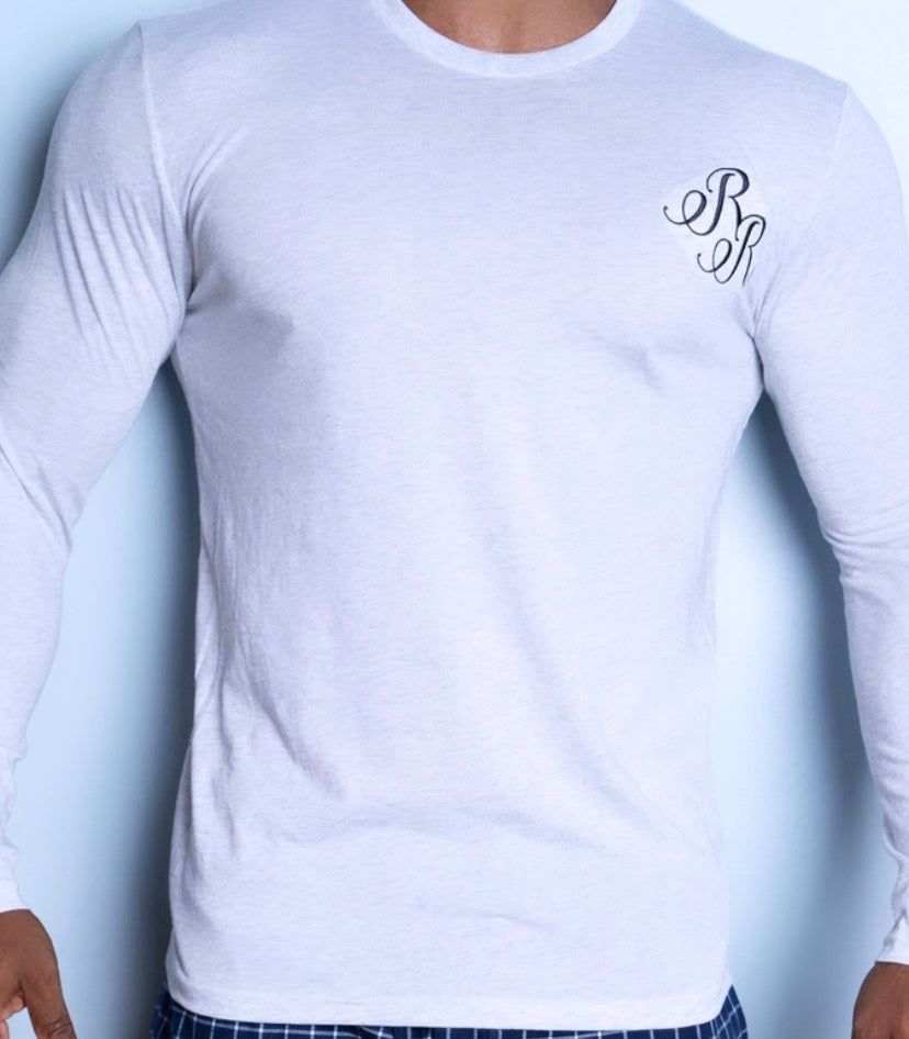 Long Sleeve  Relaxed Embroidered "RR" T-Shirt