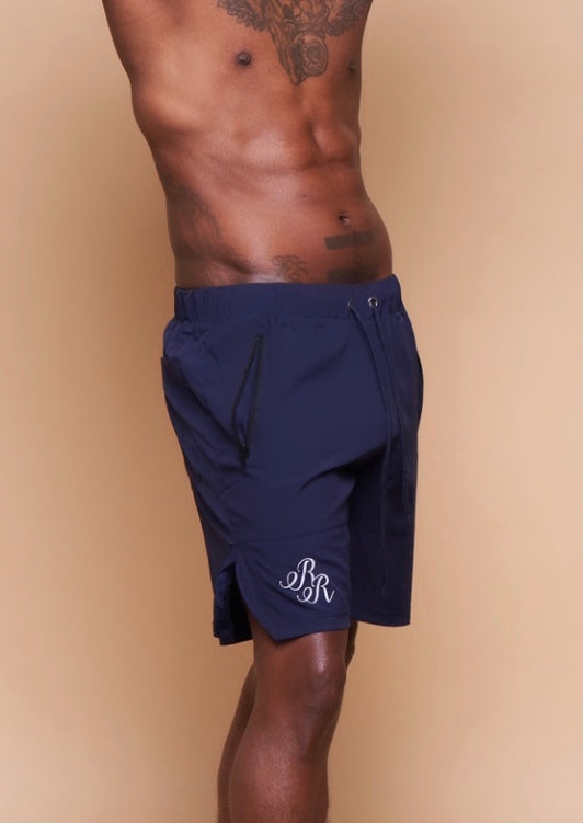 "RR" Drawstring Lounge Shorts