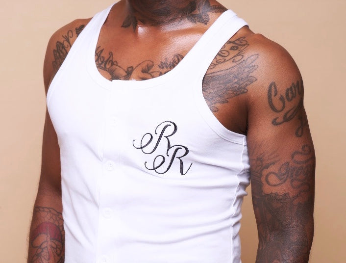 Bromper with "RR" Embroidery