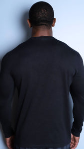 Long Sleeve  Relaxed Embroidered "RR" T-Shirt