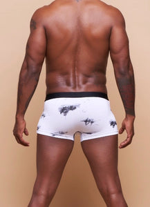 Black and White Sail Away Trunk Brief