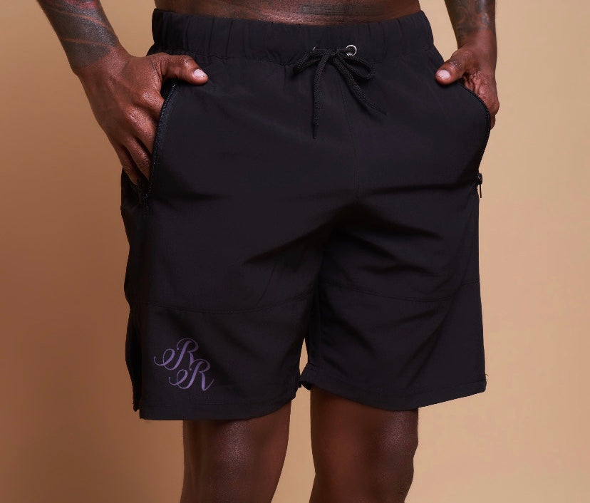 "RR" Drawstring Lounge Shorts