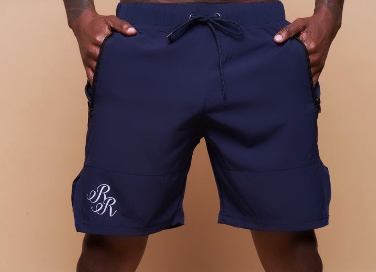 "RR" Drawstring Lounge Shorts
