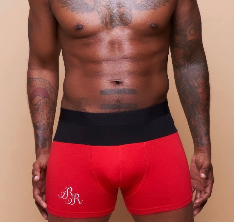 Two-Toned "RR" Boxer Brief