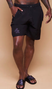 "RR" Drawstring Lounge Shorts