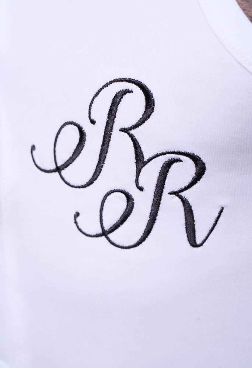 Bromper with "RR" Embroidery