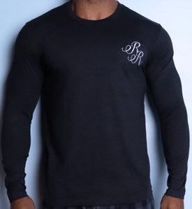 Long Sleeve  Relaxed Embroidered "RR" T-Shirt