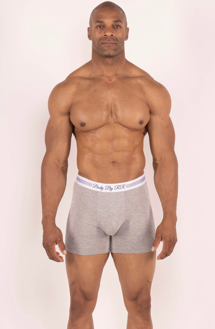 Signature Gray "Body By RR" Boxer Brief